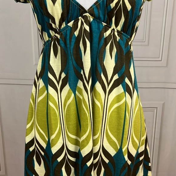 Retro print dress - Picture 4 of 11